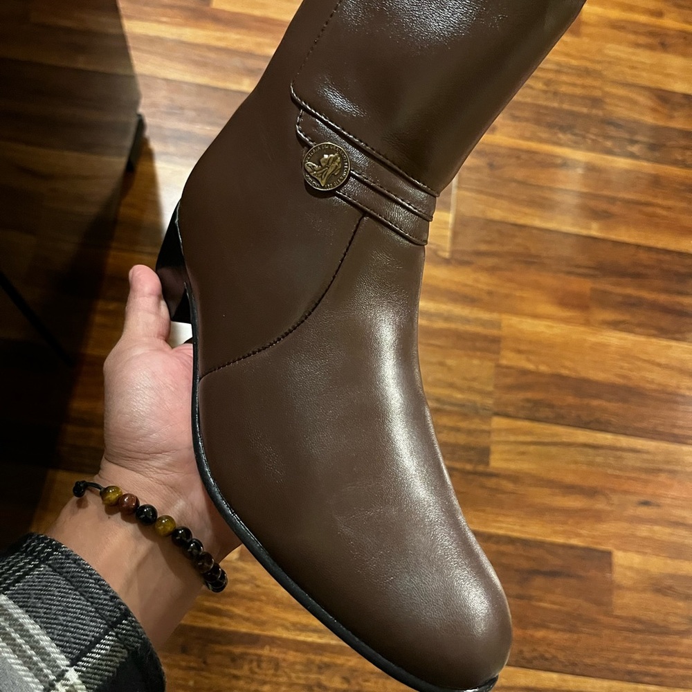 Mens leather booties
